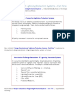 Design Calculations of Lightning Protection Systems - Part Nine