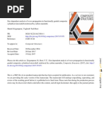 1) Size Dependent Analysis of Wave Propagation in Functionally Graded Composite