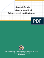 Internal Audit of Educational Institutes PDF