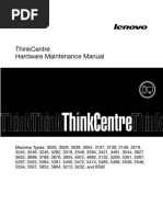 Lenovo ThinkCentre M90 5474-X01 Desktop PC Hardware Maintenance Manual