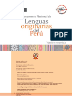 Lenguas Originarias Del Peru PDF