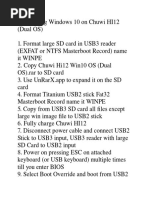 How To Reinstall Chuwi HI12