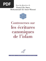 Controverses Sur Les Ecritures Canoniques de Lislam