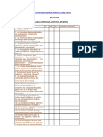 Cuestionario de Control Interno