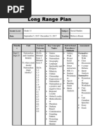 Long Range Plan