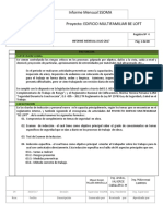 Informe de Seguridad Ssoma Julio - Edificio Be Loft