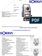 Manual en Español de Operación de La Estacion Total Sokkia CX PDF