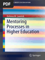 Mentoring Processes in Higher Education