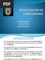 Desactivacion de Los Catalizadores