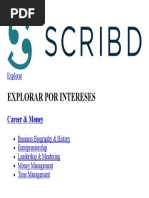 Explorar Por Intereses: Career & Money