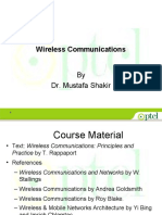 Wireless Communications: by Dr. Mustafa Shakir