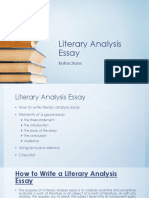 Literary Analysis Essay