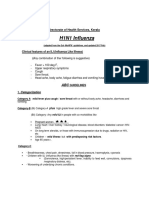 2017 H1N1 ABC Guidelines For Treatment Management