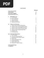 Daftar Isi, Tabel, Singkatan