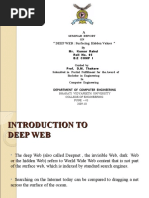 " DEEP WEB: Surfacing Hidden Values ": Seminar Report ON by