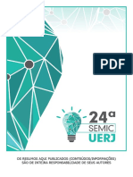 Livro de Resumos Da 24 SEMIC - UERJ - 2015