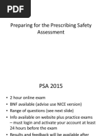 Preparing For The Prescribing Safety Assessment