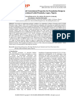 Assessment of Sub-Soil Geotechnical Properties