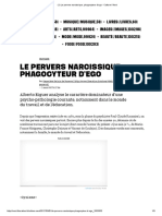 Le Pervers Narcissique, Phagocyteur D'ego - Culture - Next