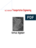 CE 20103 Transportation Engineering: Vertical Alignment