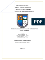 Sinanpe Trabajo de Gestión de Áreas