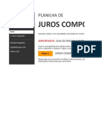 Planilha de Juros Compostos