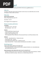 Brock Resume