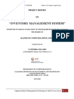 Inventory Management System Project Report