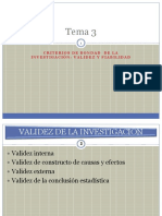 Funbdamentos CRITERIOS DE BONDAD DE LA INVESTIGACIÓN: VALIDEZ Y FIABILIDAD