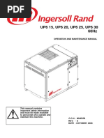 Ingersoll Rand 15 To 30 HP Rotary Screw Air Compressor Manual JEC