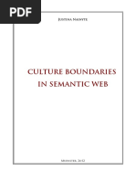 Culture Boundaries in Semantic Web