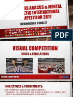 Information Booklet 22nd UCMAS Abacus & Mental Arithmetic International Competition 2017