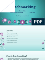 Benchmarking: Presented By: Abd El-Menem Sami Mahdi 120131580