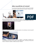 Cómo Identificar Un Perfil Falso de Facebook