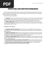 TOEFL Structure and Written Expression PDF