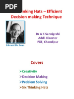 26.10six Thinking Hats - Efficient Decision Making Technique