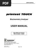 9 - 9 - 2010 - User Manual - Prietest Touch - Version 2.622a