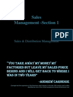 Sales Management - Section 1