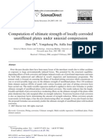 Computation of Ultimate Strength of Locally Corroded Unstiffened Plates Under Uniaxial Compression