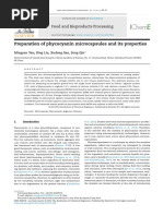 Preparation of Phycocyanin Microcapsules and Its Properties