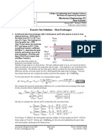 Exercise Ten Solutions - Heat Exchangers: Mechanical Engineering 375 Heat Transfer