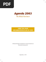 Agenda 2063 First 10 Years