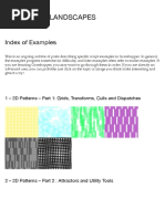 Index of Examples - Generative Landscapes