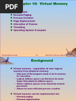 Background Demand Paging Process Creation Page Replacement Allocation of Frames Thrashing Operating System Examples