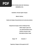 Ensayo Del Descubrimiento de La Estructura Atómica