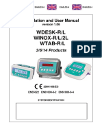 User Manual WINOXLR 3-6-14 Products