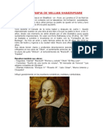 Biografia de Willian Shakespeare 