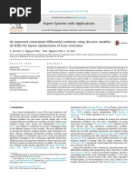 An Improved Constrained Differential Evolution Using Discrete Variables D ICDE For Layout Optimization of Truss Structures 2015 Expert Systems With Applications