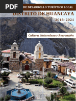 Plan de Desarrollo Turístico Distrital Huancaya