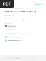 How To Test Fluids For Shale Compatibility: April 2016